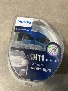 Philips H11 Diamond Vision Headlight Bulbs up to 5000K 12V55W (pack of 2) - Bild 1 von 4