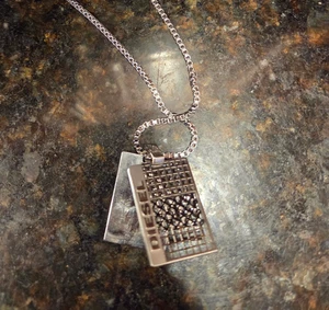 Diesel Stainless Steel Double Dogtag Necklace with box - Picture 1 of 4