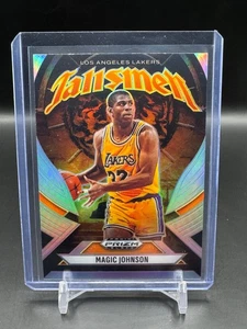 2024-25 Prizm Black Magic Johnson Talisms Silver Prizms #19 Lakers - Imagen 1 de 2