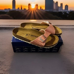 Neu im Karton Birkenstock Madrid Magic Snake Rose Pantolette Sandale EU 42 US 11 - Bild 1 von 9