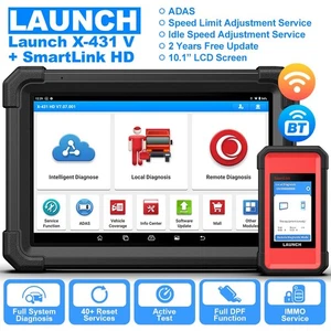 Launch X431 V+ SmartLink HD Heavy Duty Truck Diagnostic Scanner Tool ECU Coding - Imagen 1 de 17