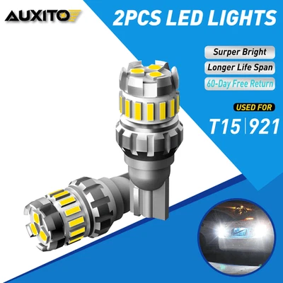 LED Reverse Backup Light Bulbs 6500K White 912 921 for Hyundai Accent 2003-2020 - Image 1 of 4