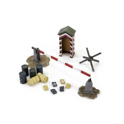 Forces of Valor 1:32 WWII Diorama Accessories Series - Check Point I set - Image 1 of 4
