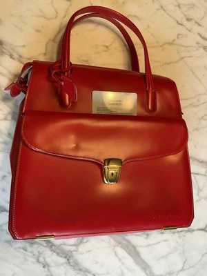 Magnífico Bolso Rojo Bomberos de Nazareno Gabrielli Cuero e Italiano Foto 1 de 4