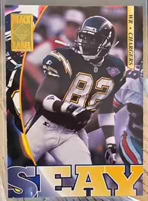 1995 Collector's Edge Black Label Mark Seay #175 Chargers - Image 1 of 2