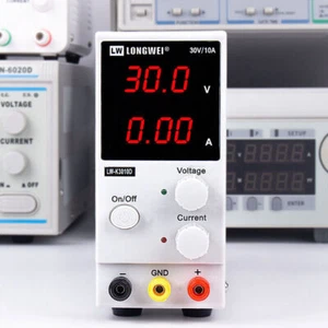 110V/220V Mini Switching Regulated Adjustable DC Power Supply 0~30V 0~10A - Picture 1 of 6