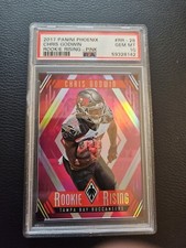 CHRIS GODWIN 2017 Panini Phoenix Rookie Rising Pink RC 035/199 PSA 10