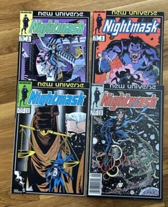 Nightmask Issue #5 - 8 (4 COMICS LOT) Marvel 1987 NEW UNIVERSE comb.shipping - Picture 1 of 1