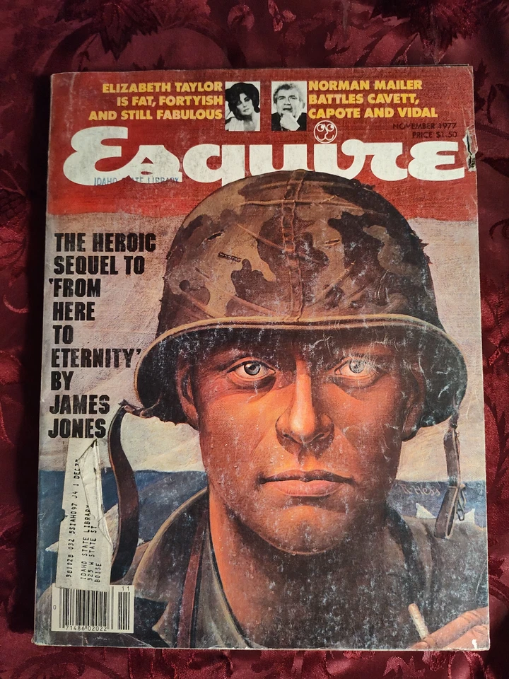 ESQUIRE November 1977 Elizabeth Taylor James Jones Norman Mailer Robert Bidner Foto 1 de 1