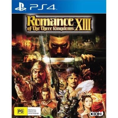 Romance of The Three Kingdoms XIII PS4 (New, ACTUAL AUSSIE game) 3 8 RPG console - Image 1 of 2