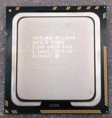 Intel Xeon Six-Core L5640 2.26GHz 12MB Smart Cache LGA1366 CPU Processor SLBV8 - Image 1 of 1