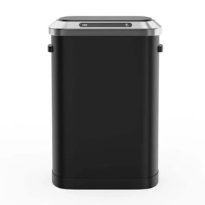 Unbranded Smart Automatic Metal Trash Can 24.76" Full Intelligent Sensor Black - Picture 1 of 6