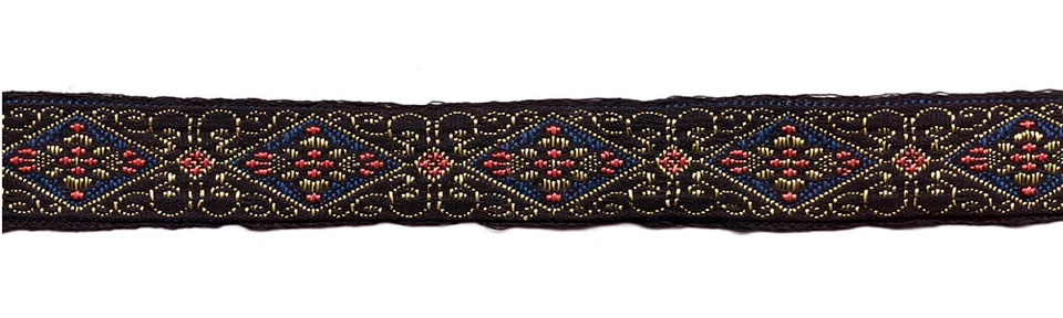 3/4 Inch wide woven jacquard ribbon 5 OR 10 Yards - Image 1 of 1