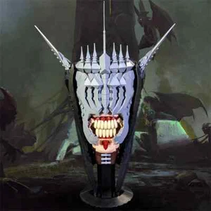 MOC-139487 Sauron Mouth Helmet Model Building Blocks Set DIY Bricks Toys 696pcs - Picture 1 of 6