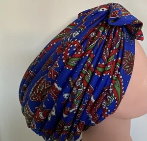 Ladies Multicolour Vintage Front Bow Turban(Women Turban) Thick - Picture 1 of 3