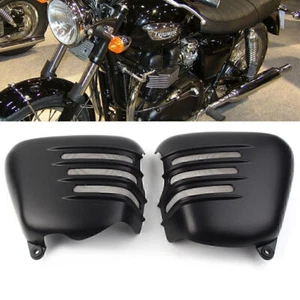 Coperchio pannello laterale batteria ABS per T100 SE ACE THRUXTON 900 SCRAMBLER 2001-15 - Foto 1 di 6
