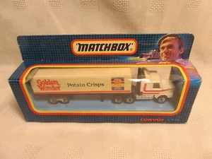 MATCHBOX CONVOYS~GOLDEN WONDER POTATO CRISPS~CY16~SCANIA ARTIC~HARD TO FIND. - Picture 1 of 7