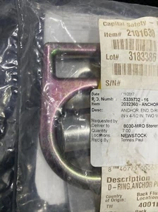 DBI SALA D-Ring Verankerungsverbinder Nr. 2101630, neue versiegelte Verpackung. - Bild 1 von 7