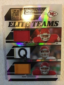 2006 Donruss elite teams Kansas City Chiefs Q 1/1 When You Know You Know Awake?