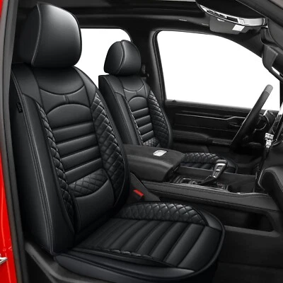 AOMSAZTO Car Seat Covers Full Set Fit for RAM 1500 2500 3500 2002-2024 2025 T...