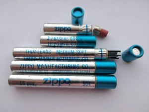 Zippo dünne Leitungen mittelweich & Radierer. Vintage & Sammlerstück - Bild 1 von 2