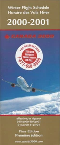 Canada 3000 system timetable 11/1/00 [0101] Buy 4+ save 25% - Picture 1 of 1