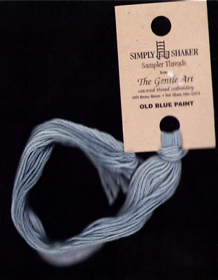 Gentle Art Simply Shaker Sampler Thread OLD BLUE PAINT Cross Stitch Needlepoint - Image 1 of 2