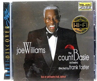 CD Joe Williams The Count Basie Orchestra Frank Foster Telarc Jazz Live Detroit - Image 1 of 2