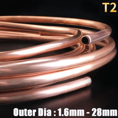 99.9% T2 Kupferrohrring Weich Kupferrohr Kupfer Rohr für Die Klimatisierung - Bild 1 von 4