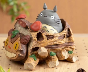 Studio Ghibli My Neighbor Totoro Planter Cover Totoro and the Forest Cat Bus NEW - Picture 1 of 4