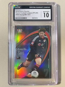 2014 Panini Football League Heung-Min Son Rookie Card Refractor CGC10 GEM MINT - Picture 1 of 2