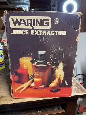Waring Juice Extractor Vegetable Fruit Juicer USA JE503-3 Harvest Unused 1980's - Image 1 of 4