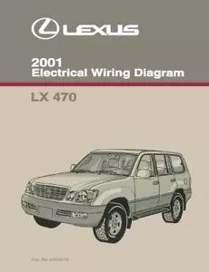 2001 Lexus LX 470 Wiring Diagrams Schematics Layout Factory OEM - Picture 1 of 1
