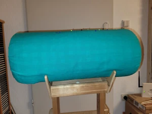 Große schwere Klöppelrolle, 47 x 20 cm, ca. 4250g, mit ein paar Stecknadeln - Bild 1 von 6