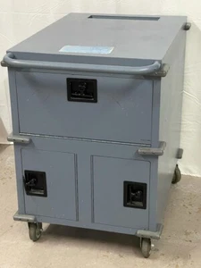 Security Locking Safe Chest Cart Heavy Duty Storage Rolling Tool Storage Cabinet - Picture 1 of 11