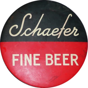 Vintage Schaefer Beer Ad Reproduction Metal Sign FREE SHIPPING - Picture 1 of 1