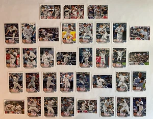 Yankees 2023 Topps Series 1, 2, & Update Base Team Set *35 cards* w/LL Volpe RC - Picture 1 of 1