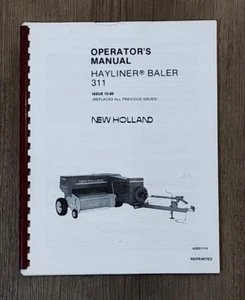 NUEVO HOLLAND MANUAL DEL OPERADOR/PROPIETARIO - EMPACADORA HAYLINER - 311 - Imagen 1 de 2