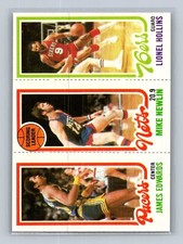 1980-81 Topps James Edwards, Mike Newlin, Lionel Hollins
