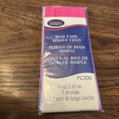 Wrights/Bias Tape/Single Fold/PC200/4yd/3.65 m/5 In Wide 12.7 mm. de Large/ancho - Image 1 of 2