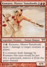 1x Kumano, Master Yamabushi LP, English MTG Champions of Kamigawa
