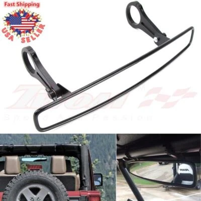 Espejo retrovisor central universal UTV 15" Race barras antivuelco espejo convexo abrazadera 1,75" 1-3/4 Foto 1 de 4