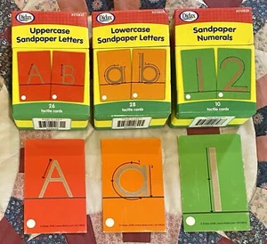 Didax Tactile Sandpaper Complete Bundle (Lowercase, Uppercase and Numbers) - Picture 1 of 4