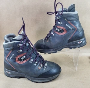 Lowa albula gtx Womens Hiking Boots Gray Black Leather Sz 7.5 Gore-tex - Picture 1 of 17