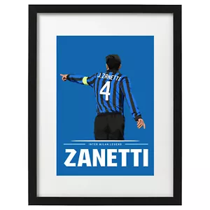 Javier Adelmar Zanetti Inter Milan art print / poster - Picture 1 of 2