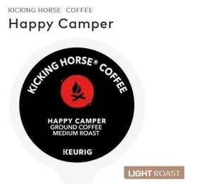 🆕☕ Kicking Horse Coffee Happy Camper café tostado ligero Keurig K-cups - Imagen 1 de 1