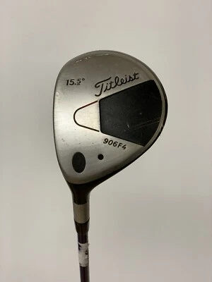 Left handed Titleist 906 f4 fairway 3 wood / 15.5 degree / stiff graphite - Image 1 of 4
