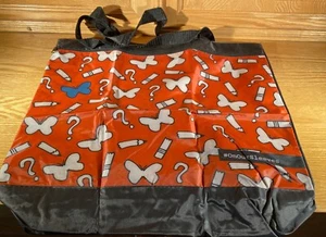 #Onoursleeves Butterfly Vinyl 16.5 X 16 X 3.5 Tote zip Closure 9 In Handle - Picture 1 of 8