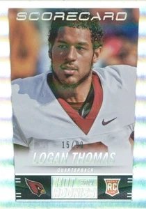 TARJETA DE MANDO Logan Thomas RC 15/99 COMANDANTES LEONES BILLETES DELFINES DE COLECCIÓN-HOKIES - Imagen 1 de 1