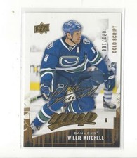 2009-10 Upper Deck MVP Hockey Gold Script Parallel Singles xxx/100 - You Choose